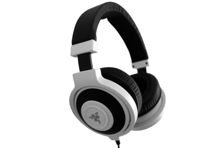 Auriculares HALO Wave sobre superficie oscura, detalle de diadema y auricular